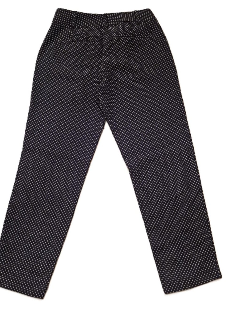 Ann Taylor Dress Pants Women Size 6 Black With White Polka Dots
